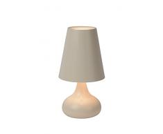 Lucide ISLA - Lampe De Table - Ã 13 cm - CrÃ©me