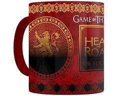 Game of Thrones SCMG24716 Mug, Noir/Rouge/DorÃ©