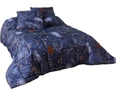 Espritzen - Couette microfibre tempÃ©rÃ©e - Taille : 200x200 cm - Design Jean imprimÃ©e