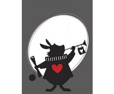 Komar WB007-30x40 Poster dart, Alice Rabbit, 30cm x 40cm