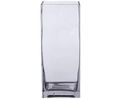 Better & Best 2101610 Vase en Verre carrÃ© Droit 11Â x 11Â x 27Â cm
