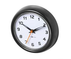Interdesign 43587EU Forma Horloge Ã ventouse Plastique Noir 3,30 x 10,16 x 12,7 cm