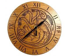 Derwent Laser Craft inspirÃ© de Game of Thrones Maison Targaryen Cherry Horloge