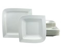 Creatable 19995 Table SÃ©rie Service, Set de 12, Porcelaine, Blanc, 39 x 28,5 x 29,5 cm