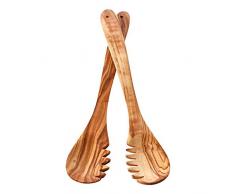 Premier Housewares 1104747 Couverts Ã salade en bois dolivier