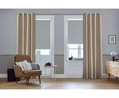 G&S Rideau à Oeillets, Caramel, 255L/130W