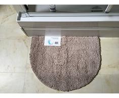 Cazsplash Tapis de Douche, Microfibre, Stone, 60cm x 45cm