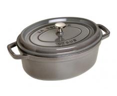 Staub 1102918 Cocotte Ovale Gris Graphite 29 cm
