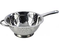 Stainless Steel Collection Passoire simple en acier inoxydable à long manche, 23 cm