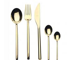 Mepra 108822030M Ménagère de Moka 30 Pièces Due Oro