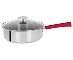 Cristel - S24MFE- Sauteuse inox 24cm + couvercle - anti-adhÃ©rent Exceliss+ Collection Mutine