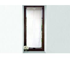 Soleil docre Emilie Brise Bise BrodÃ©, Coton, Ecru, 70x200 cm