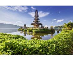 Papier Peint déco poster BALI TEMPLE 3 x 2,70 m | Déco et photo murale XXL Qualité HD Scenolia