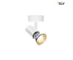 SLV Spot E27 CW, Ã©clairage mural dintÃ©rieur et de plafond Blanc Ampoule en aluminium 75 W