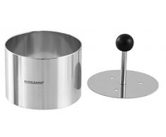 Fackelmann 48169 Emporte-PiÃ¨ce avec Poussoir Acier Inoxydable 60 mm