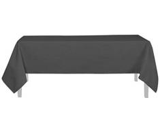 Soleil dOcre Nappe antitache Rectangle 160x270 cm Alix Anthracite, Polyester, Gris