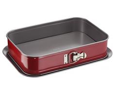 TefalJ 1640514 Delibake Plat A Four A Charnière 36x24cm Acier Rouge Carbone