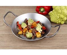 CHG 3433-63 Poêle avec 2 poignées Fonte Argent 20 cm