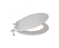 FRANDIS 190107 Abattant WC ECO Blanc 410 x 350 mm-620 G, 35 x 41 x 4 cm