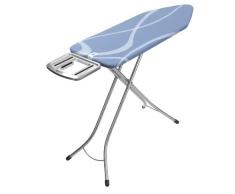 Brabantia 345845 Table à Repasser C 124 X 45 cm Piètement 25 mm / Brillant Silver Swirl