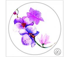 Homedecor. Maison There She Goes DIY adhÃ©sif Cercles Murale sur Toile, tissÃ© Polyester, Petite, 20.3Â x 20.3Â cm, Tissu, Multi/Couleur, 20.32Â x 20.32Â x 20.32Â cm