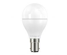 Integral LED non dimmable ampoule Mini Globe givré (B15 à baïonnette LED, 6,8 W, 2700 K, 470 lm) â Blanc chaud