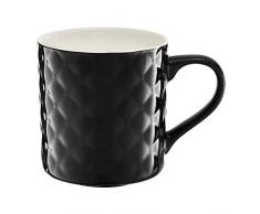 AMBITION Glamour Tasse Ã cafÃ© en Porcelaine Noir 420 ML