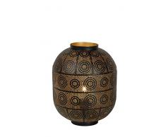 Lucide TAHAR - Lampe De Table - Ã 25 cm - Noir