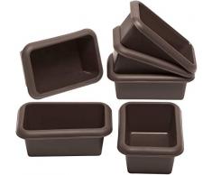 Lurch 85078 Mini Moule, Silicone, Marron, 20 x 15 x 10 cm