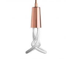 Plumen 1003011301 Ensemble dAmpoule E27 + Suspension E27 Cuivre 9,7 x 9,7 x 222 cm