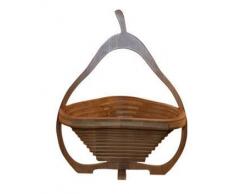 GMMH Corbeille à Fruits Pliable en Bambou en Forme de Poire