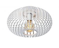 Lucide MANUELA - Plafonnier - Ã 40 cm - Blanc