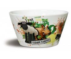 NICI 37916Â Shaun antidÃ©rapant Latence, 13,5Â x 7Â cm Bol Ã CÃ©rÃ©ales Porcelaine