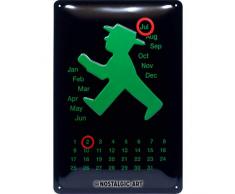 Nostalgic-Art Calendrier 20258 ampelmann Vert 20 x 30 cm