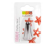 Scrapcooking 1792 Douille Petite Fleur, Acier Inoxydable, Inox, 2,4 x 2,4 x 4,4 cm