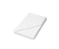Helena Springfield Uni Dye Drap Plat Percale, diffÃ©rentes Tailles et Couleurs, Blanc, Simple