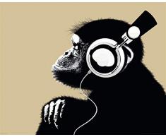 Empire Poster – The Chimp – Casque Bonobo – Taille (cm), env. 50 x 40 - Mini Poster