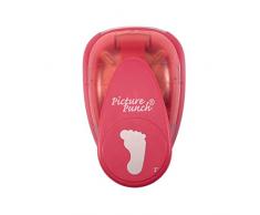 Vaessen Creative Perforatrice de Papier, Taille XL, Pied, Pour Projets DIY, Scrapbooking, Création de Cartes et Plus