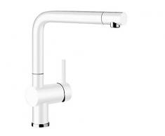 BLANCO Linus de s Vario Robinet de cuisine, surface métalliques, chrome, haute pression, blanc, 516702