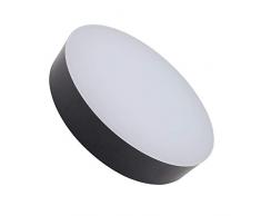 MAXILAMP Max180786 Plafonnier LED Rond Juno IP65 21W Verre, Transparent