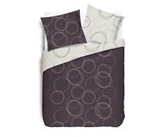 Vision Housse de Couette Lenny 240x220cm avec 2 taies 65x65cm - 100% Coton