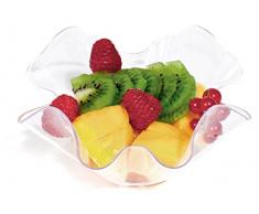 Plastella 052762 Verrine, PS, Cristal, 12,9 x 12,9 x 6,7 cm