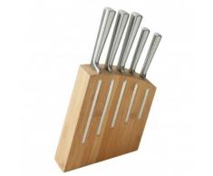 Pradel Jean Dubost 18516 Bloc Kimono VÃ©ritable + 5 Couteaux de Cusine Inox