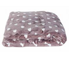 Clayre & Eef KT060.038G Couvre-lit pour lit de canapé 210 x 160 cm