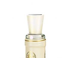 Lurch 211608 Lot de 4 bouchons à bouteilles en plastique Blanc crème