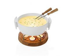 BOSKA 340031 Life Twinkle Set Fondue Fromage Blanc, Acier, 24 x 24 x 15 cm