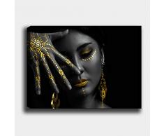 Bonamaison Peinture sur toile, multicolore, 30 x 40 cm - ConÃ§u et fabriquÃ© en Turquie