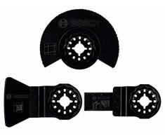 Bosch 2607017324 Set de 3 bases spécial carrelage pour outils multifonctionnels accessoire Starlock