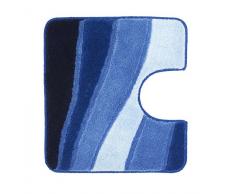 Meusch Tapis de Toilette Océan Trèfle, 55 x 50 cm, Bleu Royal