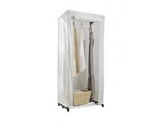 Rangement & Cie RAN3437 Penderie Cottage, Poly Coton, Beige/Marron, 50x75x170 cm